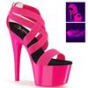 Pleaser - ADORE769UV Sandale à bride à la cheville, Pole dance chaussures - Chaussures de pole dance - Rose Product image